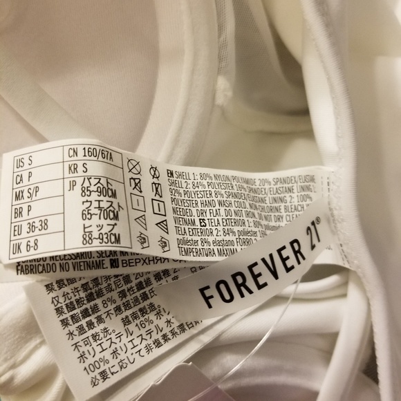 bikini white Forever 21 various sizes - Picture 4 of 5